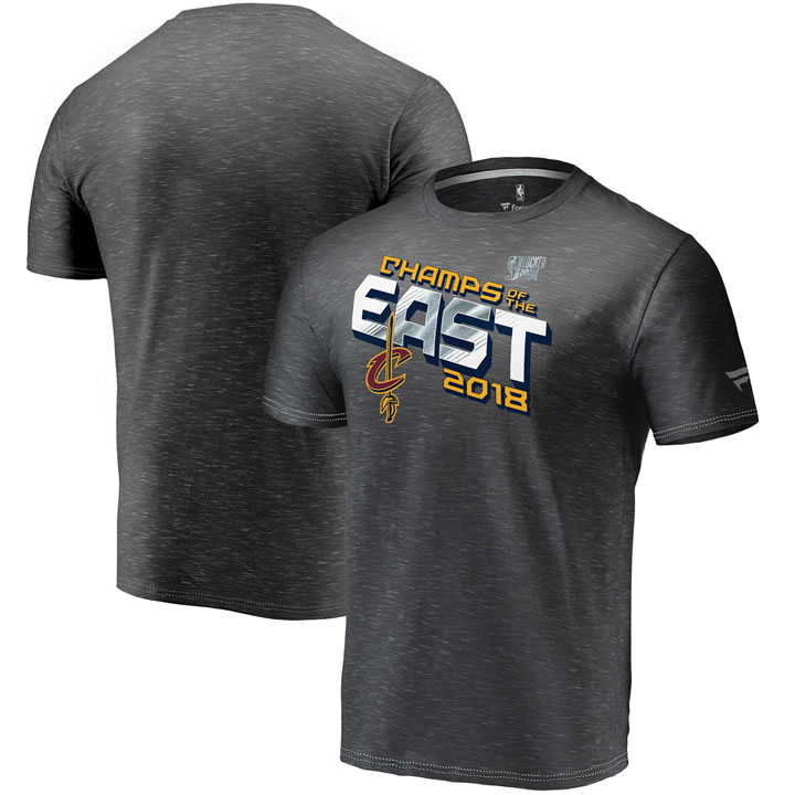 Cleveland Cavaliers Fanatics Branded 2018 Eastern Conference Champions Locker Room T-Shirt Heather Charcoal,We sell and wholesale Cleveland Cavaliers Fanatics Branded 2018 Eastern Conference Champions Locker Room T-Shirt Heather Charcoal on line form chian!